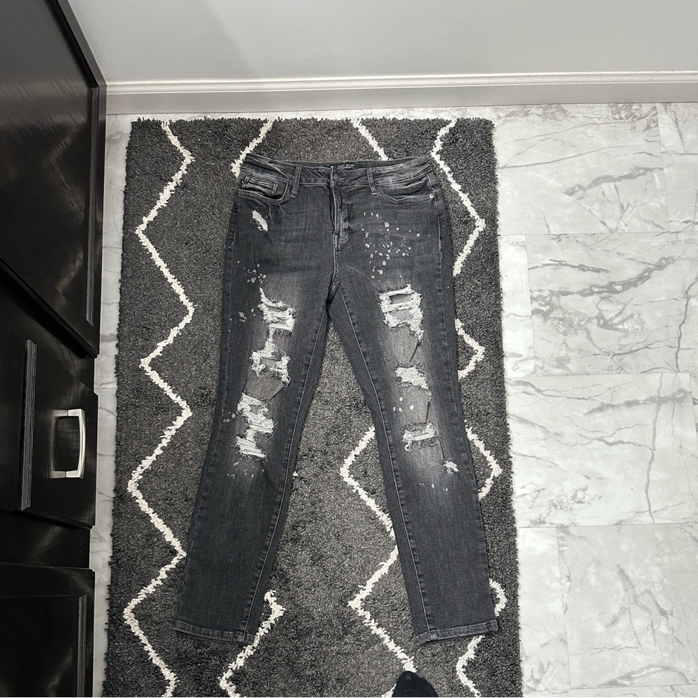 Judy Blue Gray boyfriend fit